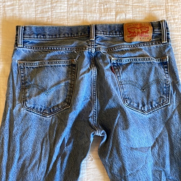 Levi’s 505 straight leg denim jeans 34x32 - Picture 7 of 8